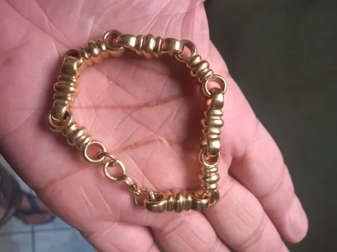 Pulseira banhada unissex