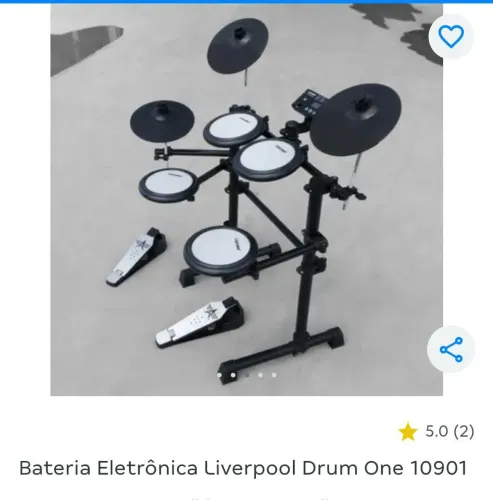 Bateria Eletrônica Liverpool
