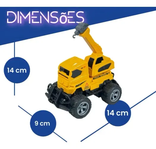 caminhão de construção obra de controle remoto cor caminhão tk-ab7056