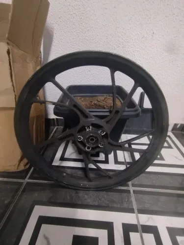 Roda 160 pe de galinha frente disco traseira lona