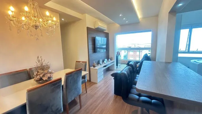 Lindíssimo apartamento semi novo 2 dorms (1 suíte) no Macuco, Santos-SP | 66m² | Aluguel R