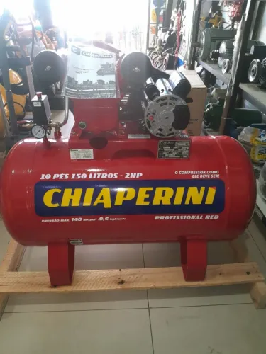 COMPRESSOR CHIAPERINI PROFISSIONAL RED 10/150 - 150 LITROS