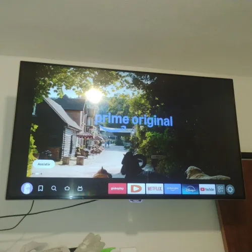 Tv Android Philips 55pug7100 amblait defeito tela risco