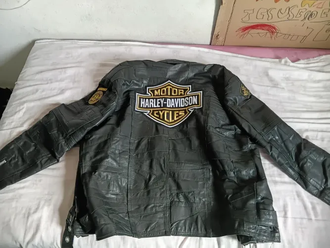 Vende se jaqueta couro legítimo HARLEY DAVIDSON TOP