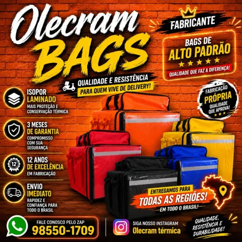 bags pra entregador de marmita