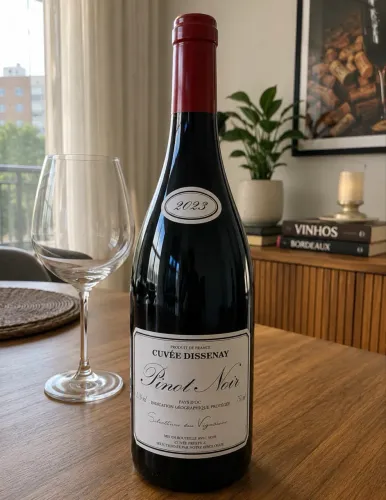 Vinho Francês Cuvée Dissenay Pinot Noir 2023- Importado - 750ml