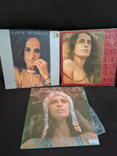 Disco de Vinil LP - 3 discos da Maria Bethânia (todos perfeitos)