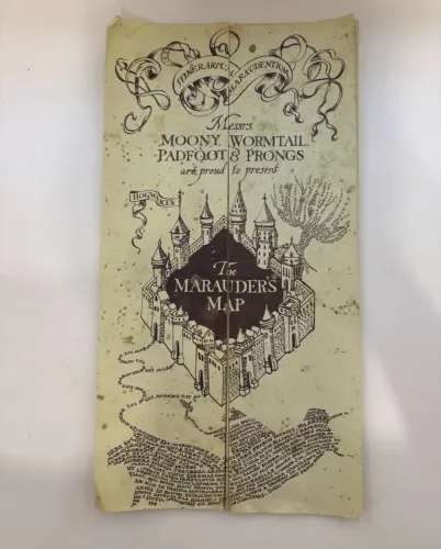 Mapa dos marotos Harry Potter