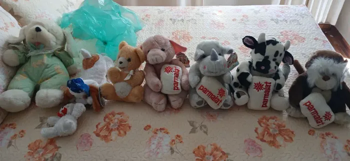 Bichos/brinquedos de pelucia