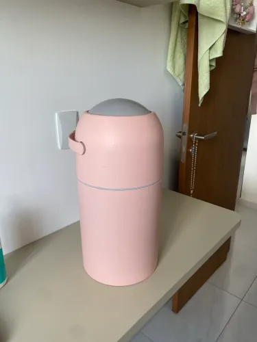 LIXEIRA ANTI-ODOR ROSA