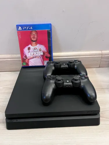 Ps4 Slim 1TB 2 controles + Jogo