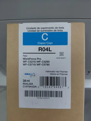 Bolsa de tinta ciano EPSON WF-C5290 e WF-C5790 para 5.000 paginas aprox.