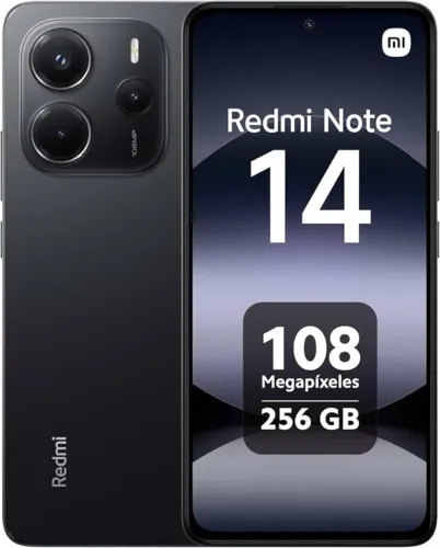 Smartphone Xiaomi Redmi Note 14 4G  Midnight Black (Preto) 8GB RAM 256GB ROM