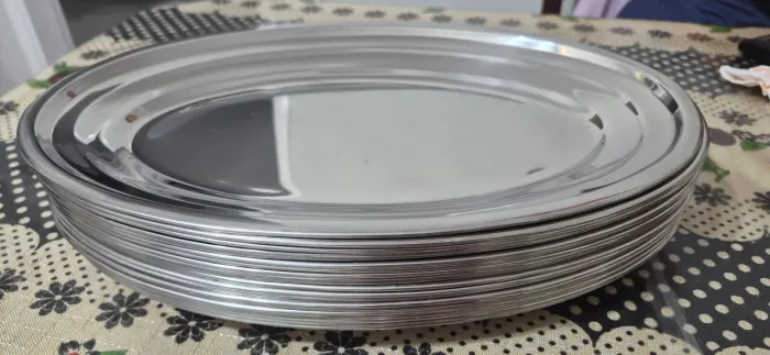 Travessas Aço e Inox Rasa 35cm (21 unidades)