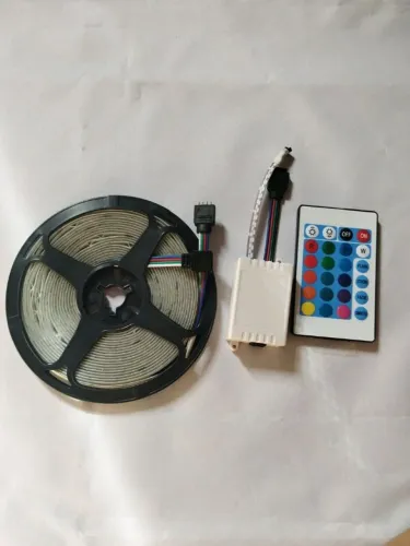 fita de led rgb com controle remoto