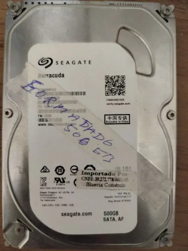 HD Seagate 500 gigas
