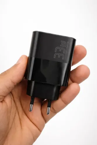 CARREGADOR TURBO 33W GAN - POTÊNCIA E VELOCIDADE!