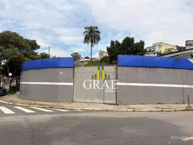 Terreno Comercial 350m² - Para Locação no Eldorado - Diadema/SP. (Imóvel de Esquina).