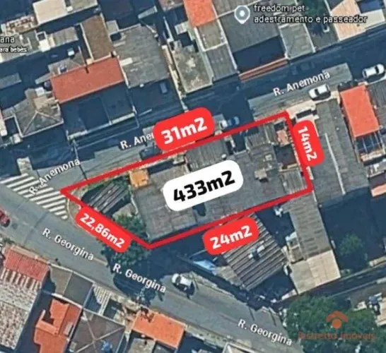 Terreno à venda, 433 m² por R$ 1.100.000,00 - Jardim das Flores - Osasco/SP