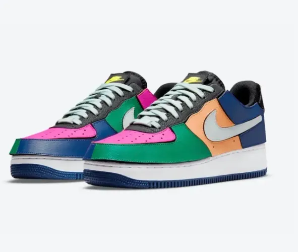 Tênis Nike Air Force 1/1 Black Multi Color