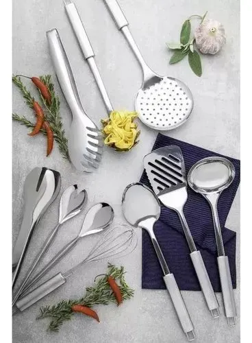 Kit utensílios Tramontina inox 10 peças