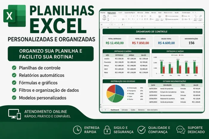 Automação de planilhas Excel