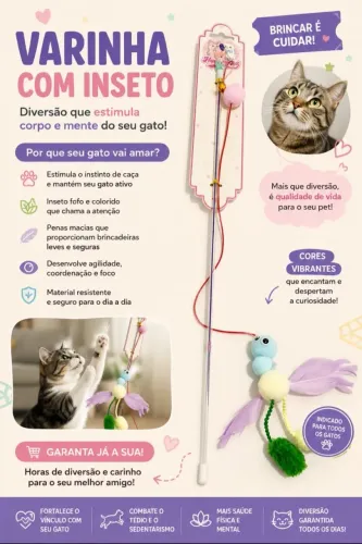 Varinha para gato