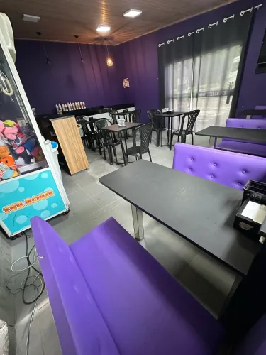 Mesas puff com carregador