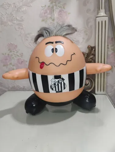 Boneco Mascote de Futebol S.F.G Musical no estado Santos Futebol Clube