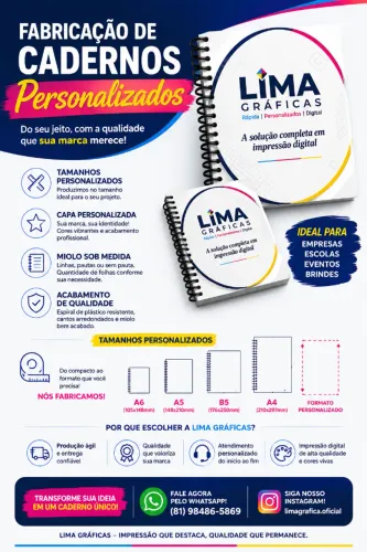 Caderno Personalizado com Sua Marca