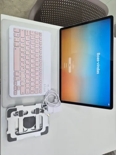 Galaxy Tab S10 FE+ 5G 128GB | Kit Completo | S Pen + Teclado + Suporte