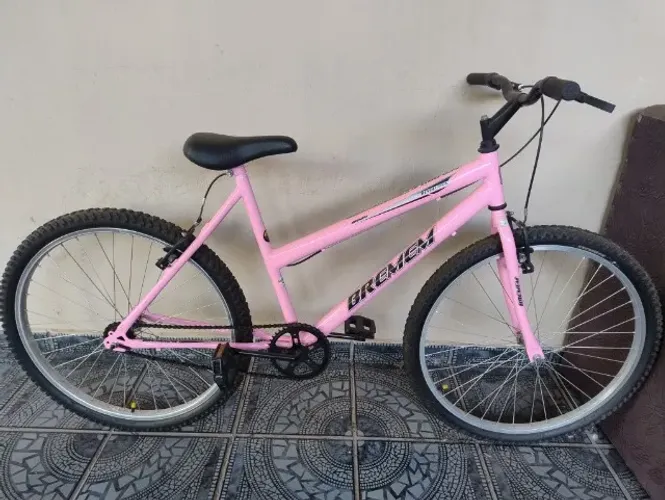 Bicicleta Rosa aro 26 Nova