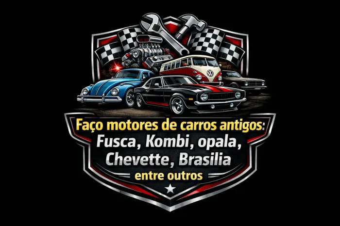 Faço motores de carros antigos