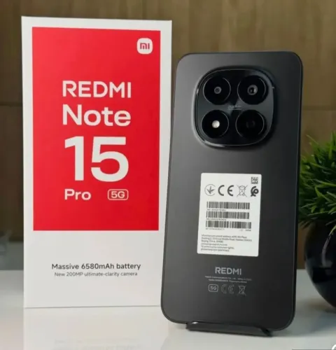 Celular Xiaomi Note 15 Pro 5G NFC 256GB 8GB -- Novo lacrado com Garantia e Nota fiscal 