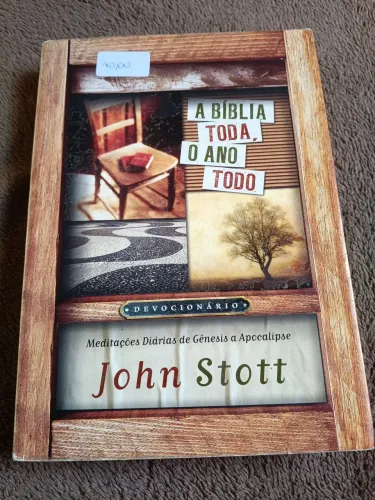 Livro a Bíblia toda o ano todo John stott