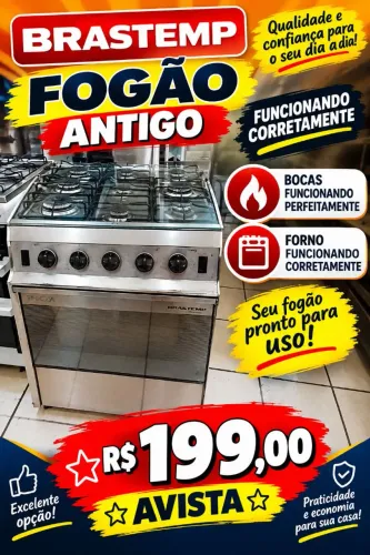 Fogão Brastemp antigo