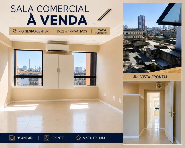 Sala Rio Negro Center 8o andar frente