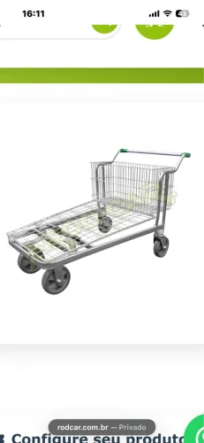 Carrinho Atacado Prancha Macrocar 300 Kg