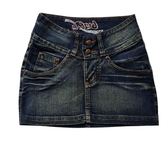 saia jeans coca cola azul Tam 34