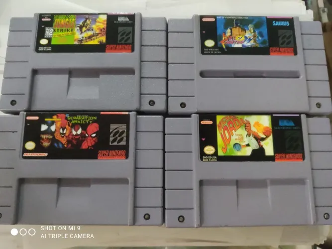 Fitas super Nintendo