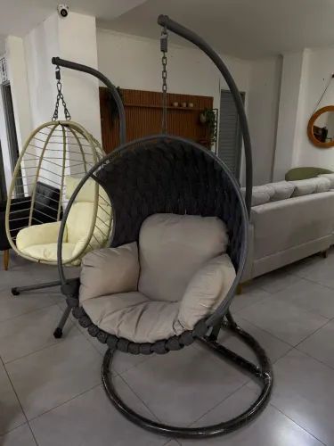Vendo cadeiras Ninho Cinza Suspensas novas de fábrica 