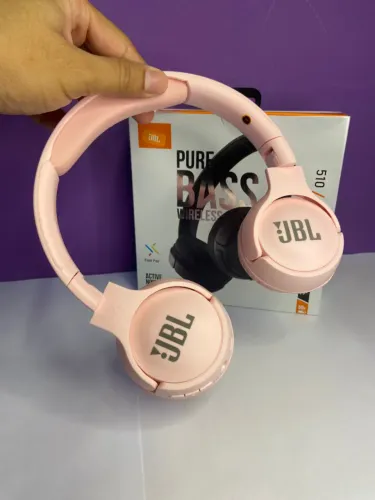 Fone de ouvido jbl Bass tune510 rosa 