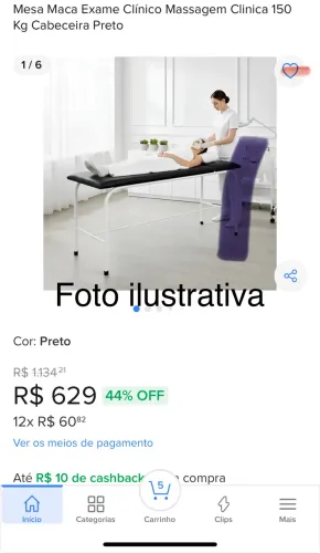 Maca para atendimento em Clínicas em geral