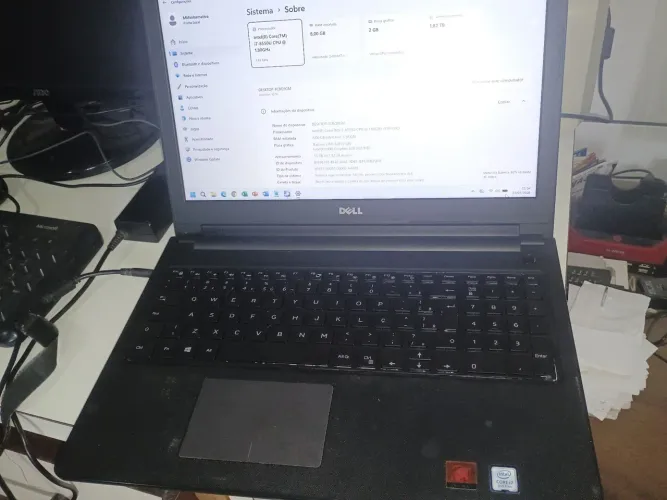 NOTEBOOK DELL i7 8° GER. ** LEIA E VEJA AS FOTOS ANTES DE PERGUNTAR**