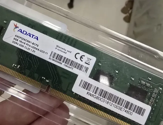 Memória ADATA 8GB DDR4 3200MHz desktop