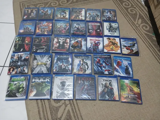 Coleção filmes Marvel em Bluray