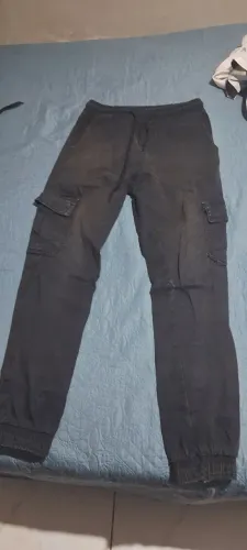 Calça cargo preta
