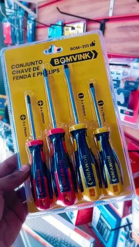 Jogo de chave Philips e fenda