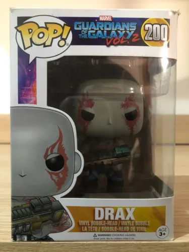 Funko Pop Drax Disney Guardiões Da Galáxia Marvel Guardians Of The Galaxy Vol. 2 200