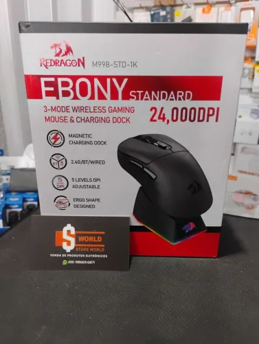 Mouse game sem fio 24,000 Dpi